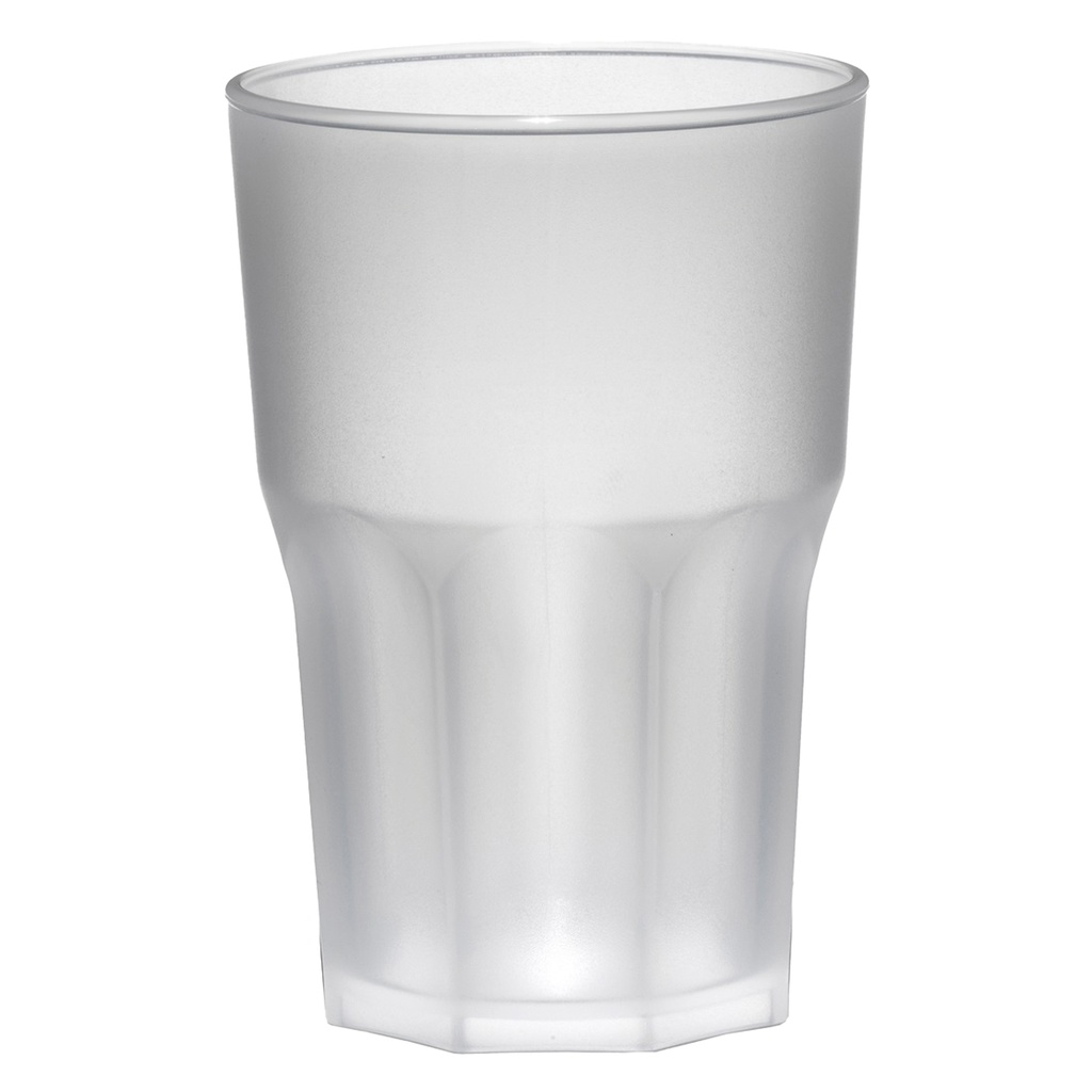 Conf. 5 Bicchieri Granity 400ml in PP satinato Leone