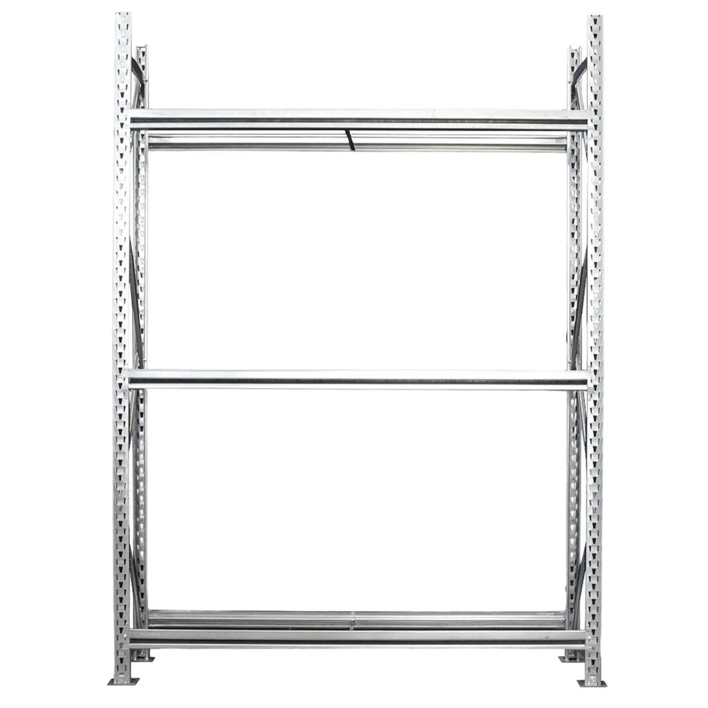 Scaffale 3 ripiani in acciaio per pneumatici 150x50cm H200cm Tecnotelai