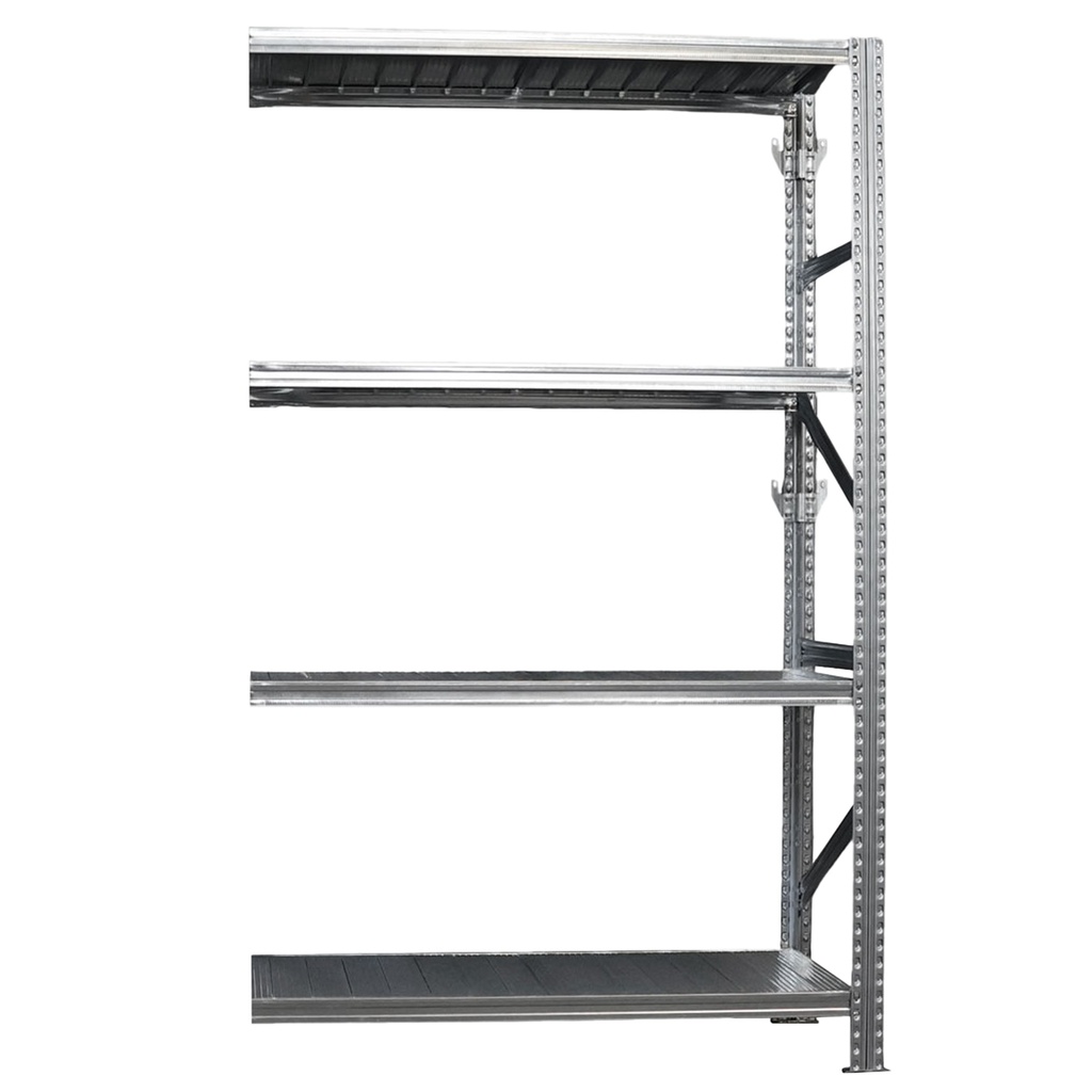 Kit estensione per scaffale industriale in acciaio 120x50cm H200cm Tecnotelai