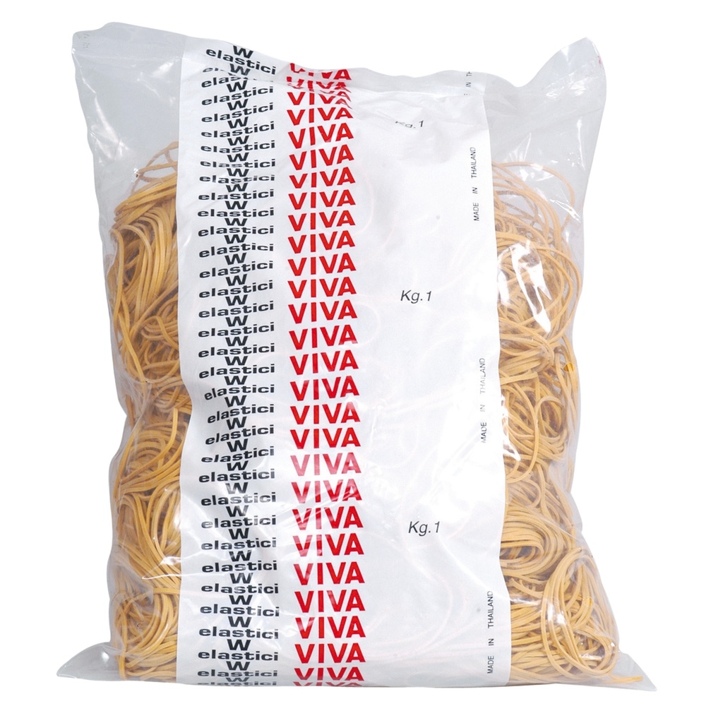 ELASTICO GOMMA GIALLO D100 SACCO DA 1KG