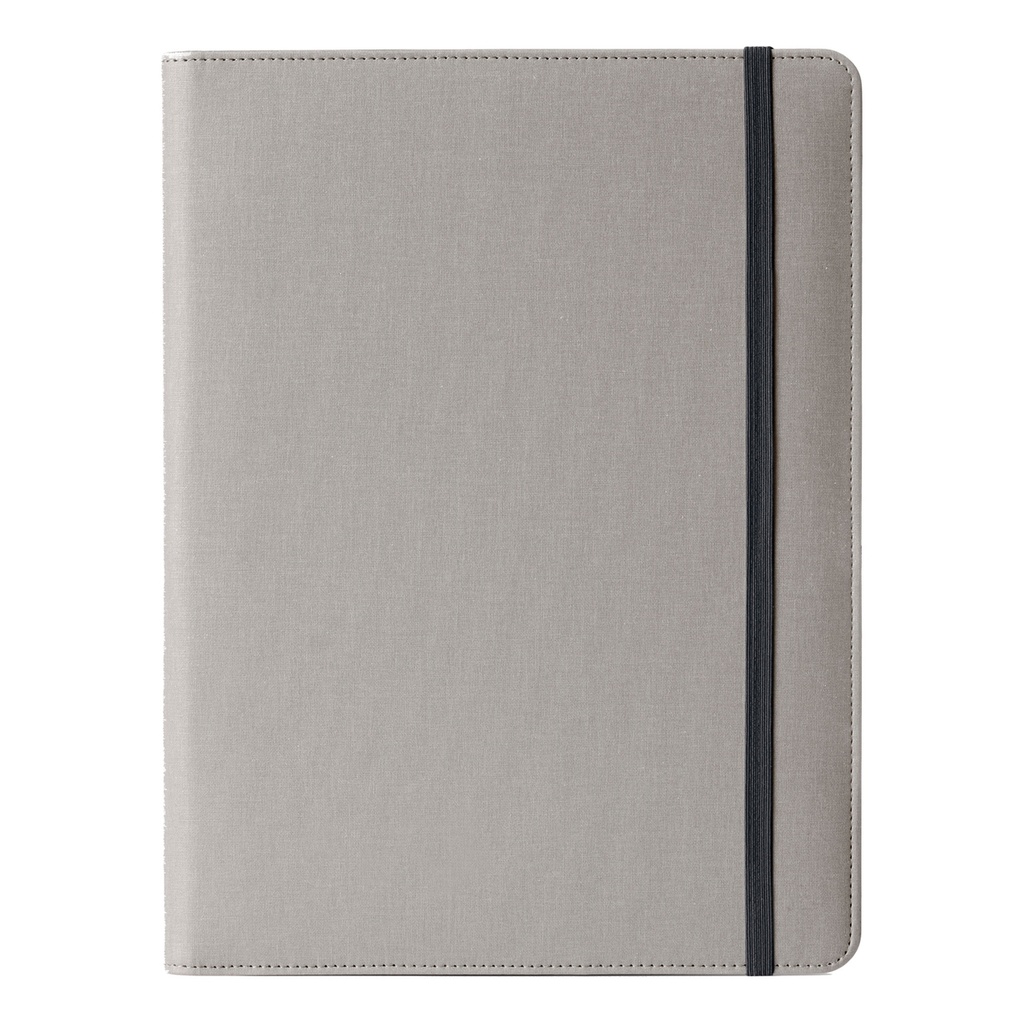 Portablocco Meet c/elastico dim. 31x25x1,4cm grigio InTempo