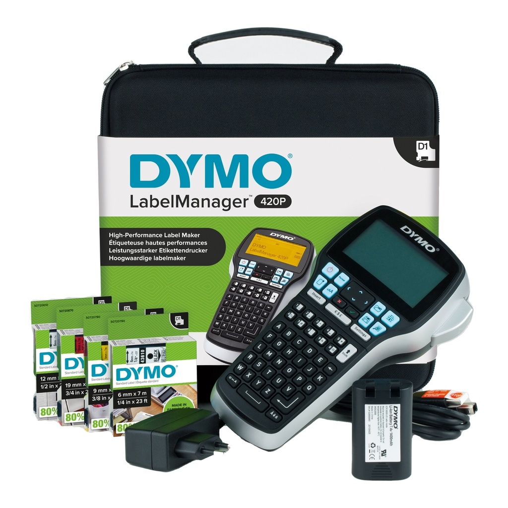 KIT ABC ETICHETTATRICE LABELMANAGER 420P DYMO