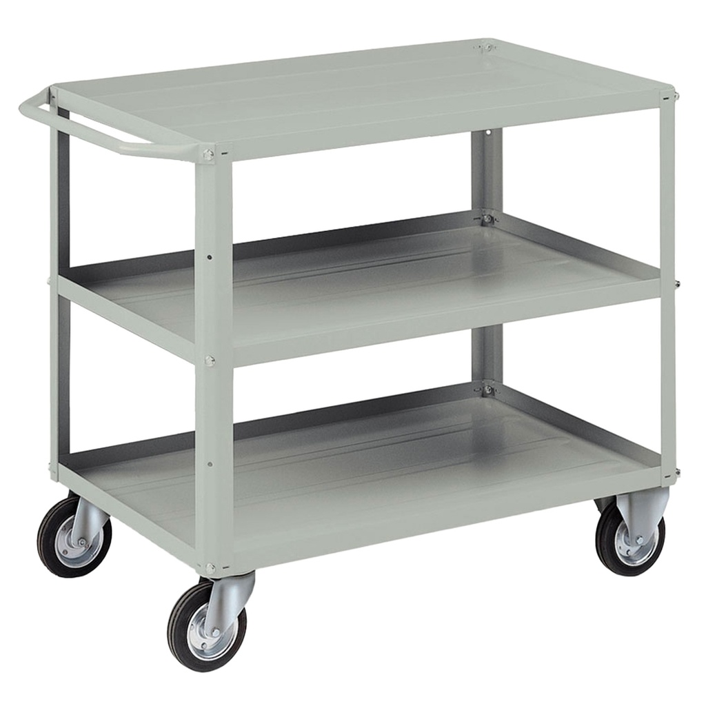 Carrello 3 vasche da 93x60cm grigio