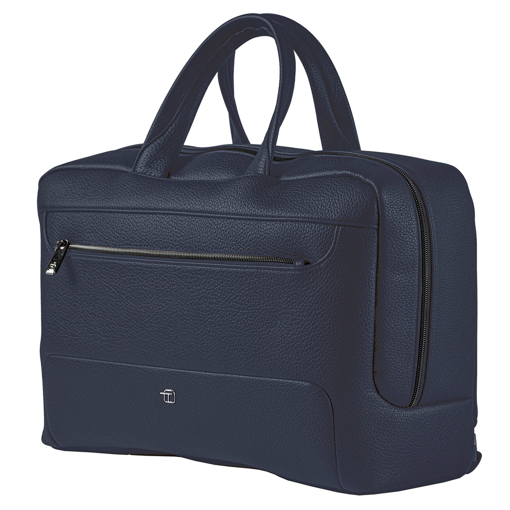 Bi-Bag Gate Trended ecopelle dim. 42x28x14cm blu InTempo