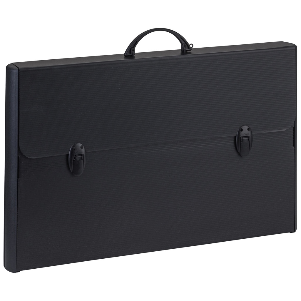 Valigetta polionda Total Black 37x60cm dorso rigido 5cm Favorit