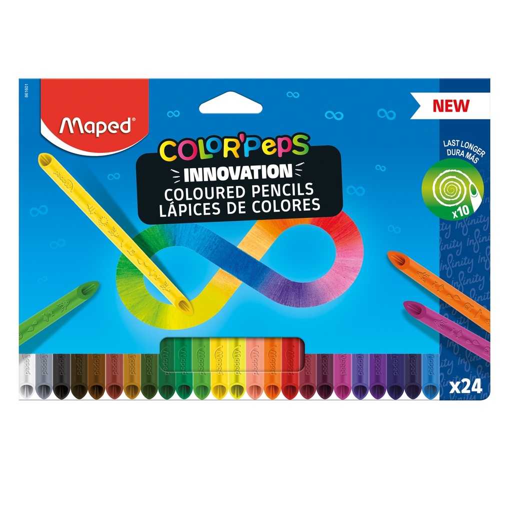 Astuccio 24 pastelli Color'Peps Infinity Maped