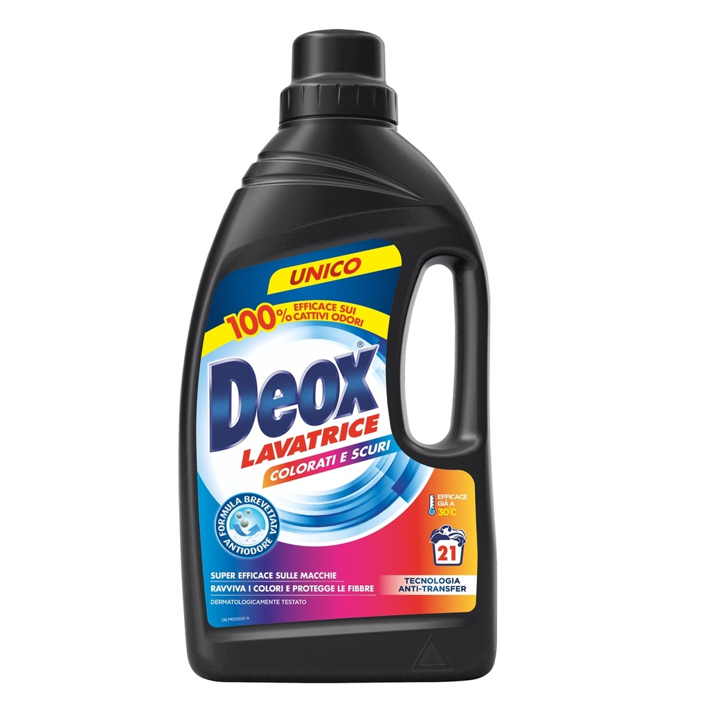 Detersivo lavatrice Deox Colorati e Scuri 1,5L