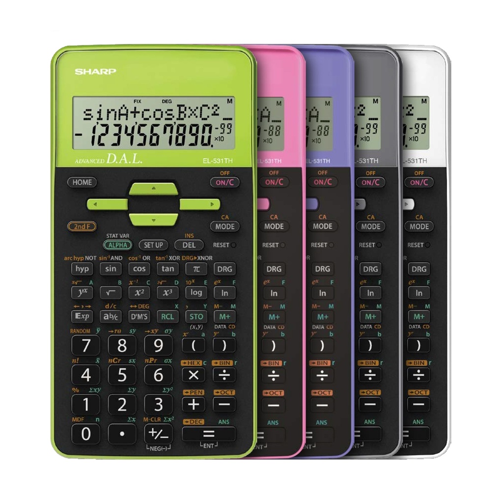Sharp Calcolatrice scientifica Verde EL531THBGR