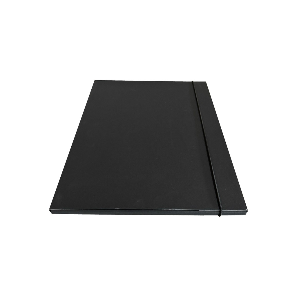 Cartella c/elastico tondo grigio dorso 1cm Starline
