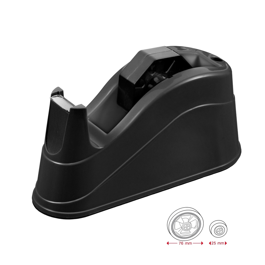 Dispenser da tavolo big c/portapenne nero per nastri 33/66mt Starline