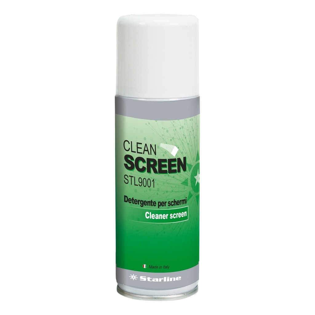 Detergente in schiuma Clean Screen 200ml per monitor e tastiere_Starline