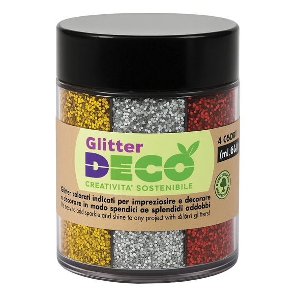 GLITTER GRANA FINE 60ML. COLORI ASSORTITI