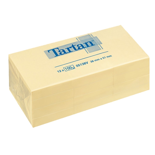BLOCCO TARTAN™ 5138 GIALLO 51X38MM 100FG 63GR