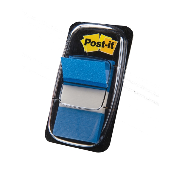 SEGNAPAGINA Post-it(R) 680-2 BLU 25.4X43.6MM 50FG INDEX