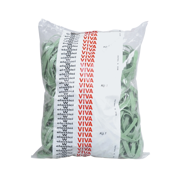 ELASTICO FETTUCCIA VERDE diam.100 T5 SACCO DA 1KG