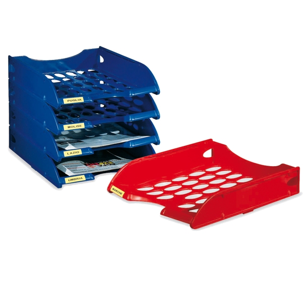 Vaschetta portacorrispondenza forate E040 BLU NAVY FELLOWES
