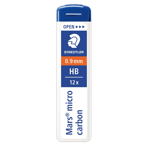 12 astucci da 12 mine 0.9mm MARS(R)MICRO 250 09-HB STAEDTLER