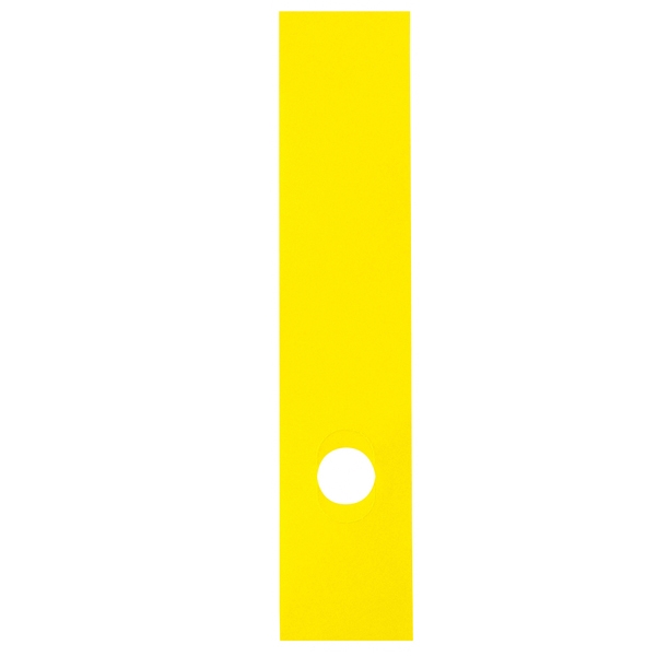 Busta 10 copridorso CDR-P PVC adesivi giallo 7x34,5cm SEI ROTA