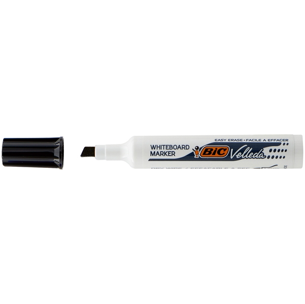 Pennarello VELLEDA 1791 punta scalpello whiteboard nero BIC(R)