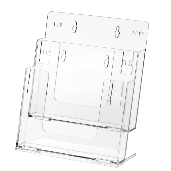 PORTADEPLIANT COMPONIBILI 2 TASCHE A4 DA BANCO E PARETE ART.5027