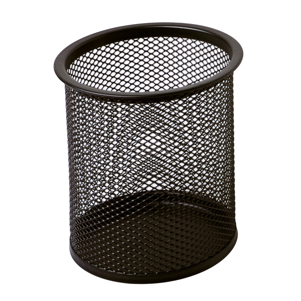 BICCHIERE PORTAPENNE IN RETE NERO