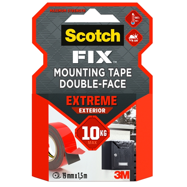 NASTRO BIADESIVO 19MMX1,5MT EXTRA-FORTE Scotch(R)