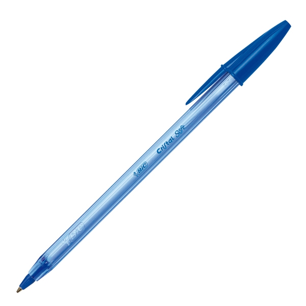 Scatola 50 penna sfera CRISTAL(R) SOFT 1,2mm blu BIC(R)