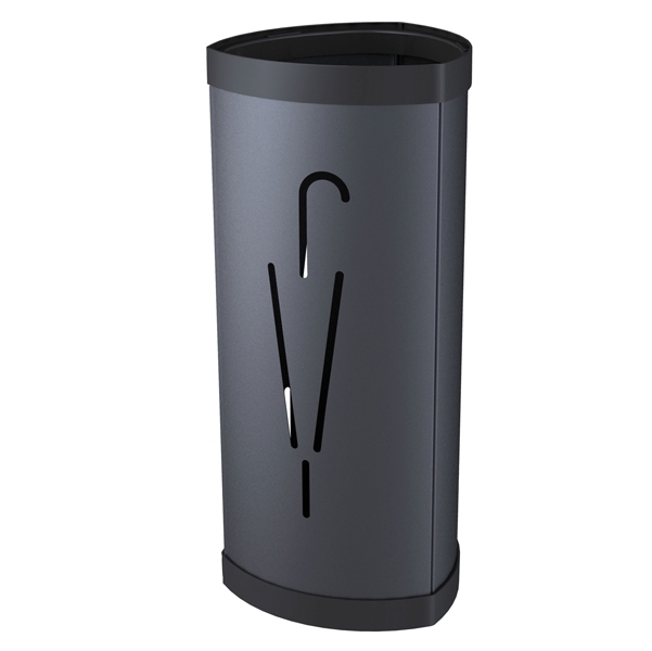 PORTAOMBRELLI in METALLO NERO H60cm Alba