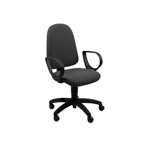 [D73365] SEDIA OPERATIVA Jusb NERO C/BRACC.