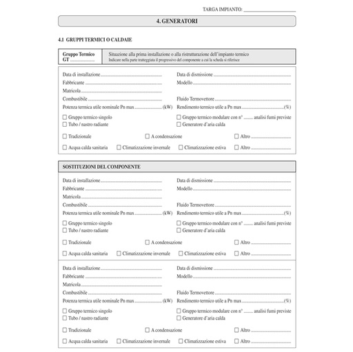 [D73389] LIBRETTO IMPIANTO CLIMATIZZAZIONE LOMBARDIA 297x210mm 48pag E2621LO EDIPRO