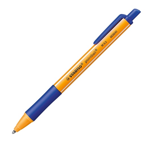 [D73408] Penna a sfera a scatto POINTBALL(R) GREEN STABILO 0,5mm blu