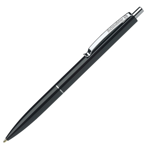 [D73485] Penna a sfera a scatto K15 punta media nero SCHNEIDER