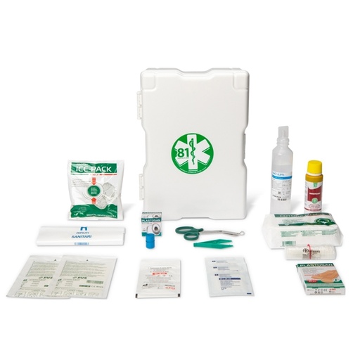[D73551] ARMADIETTO P. SOCCORSO BIANCO 1/P fino a 2 persone CPS519 (COMPLETO)