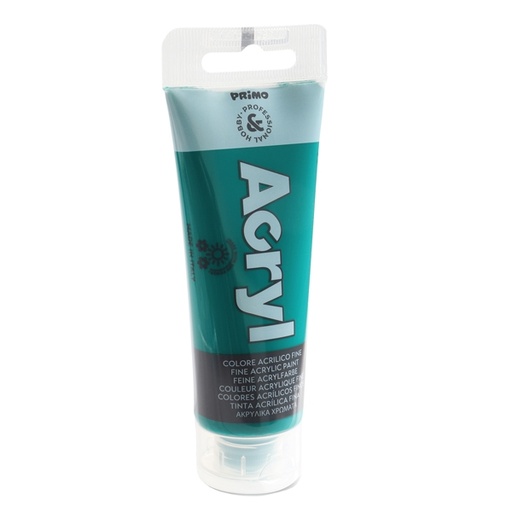 [D73619] Colore Acryl fine tubo da 75ml verde smeraldo 641 Primo