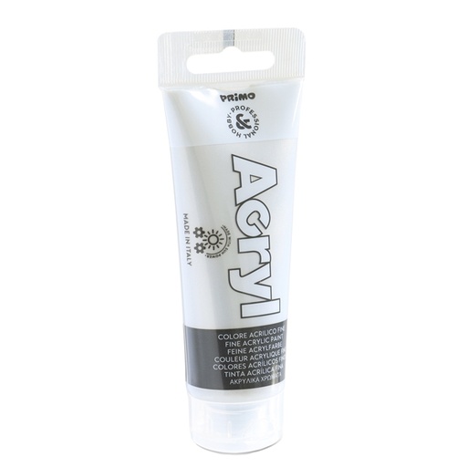 [D73622] Colore Acryl fine tubo da 75ml argento 910 Primo