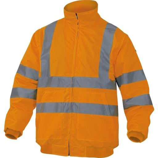 [D73757] GIUBBOTTO ALTA VISIBILITA' RENO arancio fluo Tg. XL