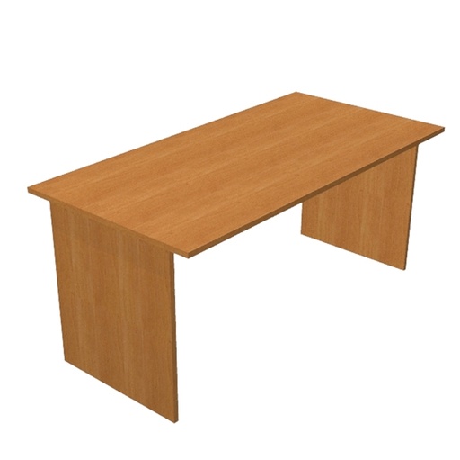 [D74336] SCRIVANIA LINEARE 160X80cm NOCE CHIARO - EASY