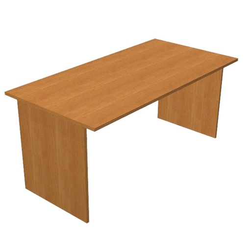 [D74341] SCRIVANIA LINEARE 140X80cm NOCE CHIARO - EASY