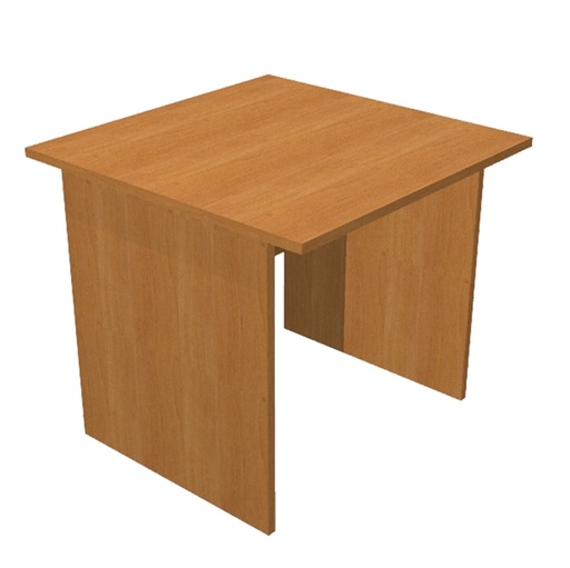 [D74346] SCRIVANIA LINEARE 80X80cm NOCE CHIARO - EASY