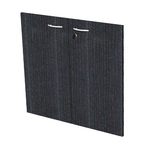 [D74406] COPPIA ANTE in MELAMIN. x Mob.BASSO NERO VENATO - EASY