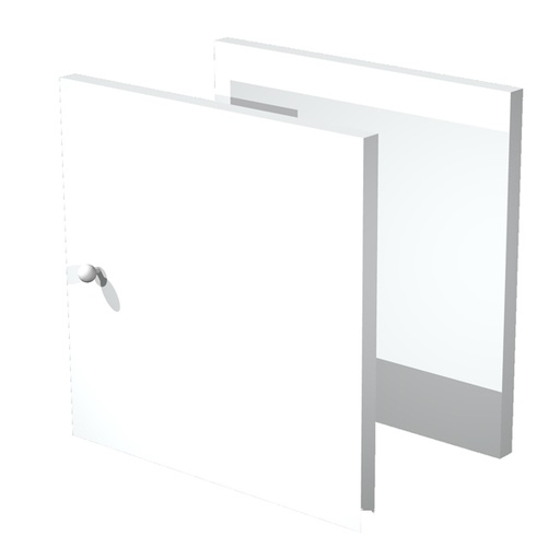 [D74445] COPPIA ANTINE BIANCO per LIBRERIA RAINBOW