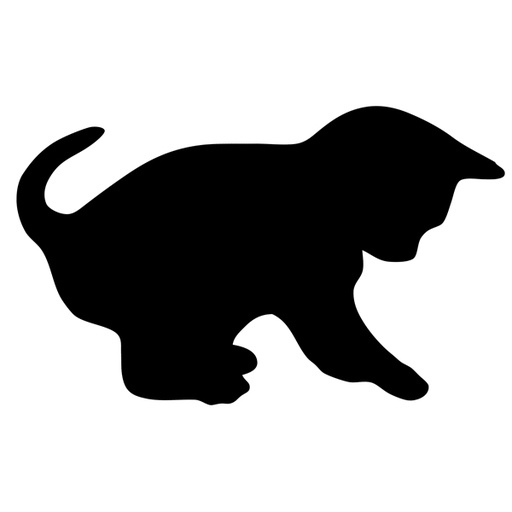 [D74541] LAVAGNA DA PARETE 'GATTO' SILHOUETTE Securit