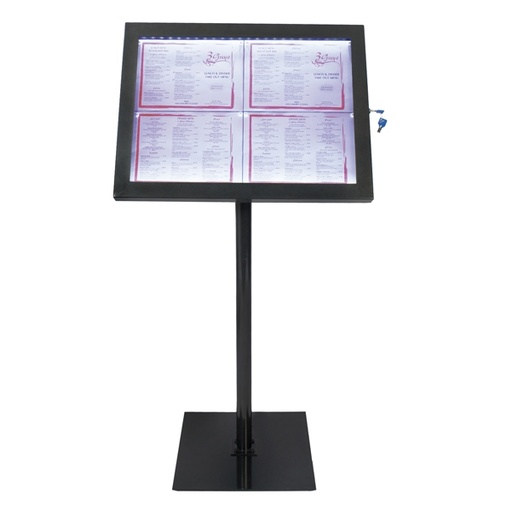 [D74543] ESPOSITORE A LED 4xA4 PER ESTERNI Securit