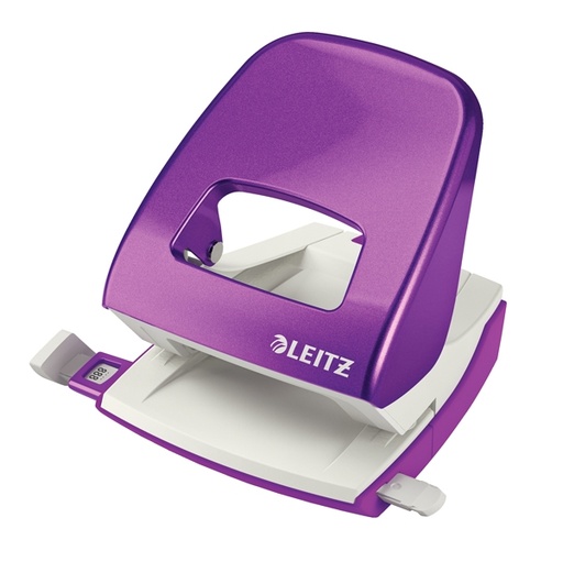 [D75069] Perforatore 2 fori 5008 WOW viola metal max 30fg LEITZ
