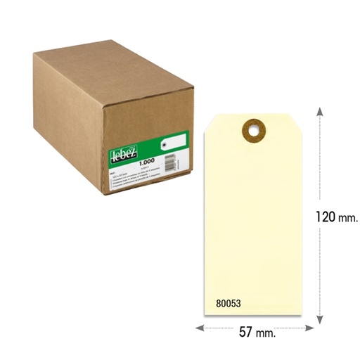 [D75568] 1000 ETICHETTE PER SPEDIZIONI 120x60mm 80053 LEBEZ