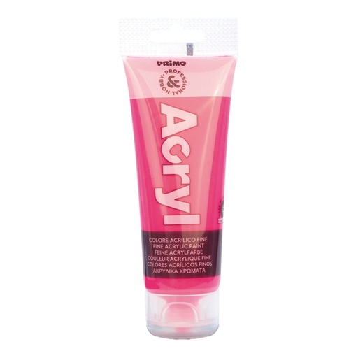 [D76272] COLORE ACRILICO FINE tubo da 75ml FUCSIA FLUO