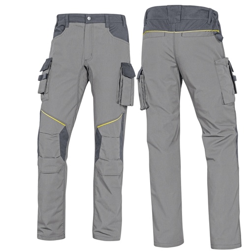[D76313] PANTALONE da LAVORO Mach 2 grigio ch./grigio sc. Tg.XL