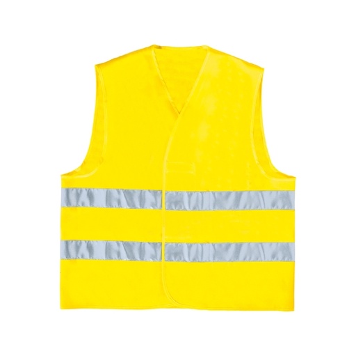 [D76324] GILET ALTA VISIBILITA' GIALLO FLUO Tg. L