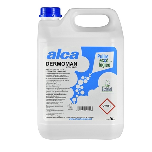 [D76484] SAPONE LIQUIDO 5Lt per sporco medio DERMOMAN Alca