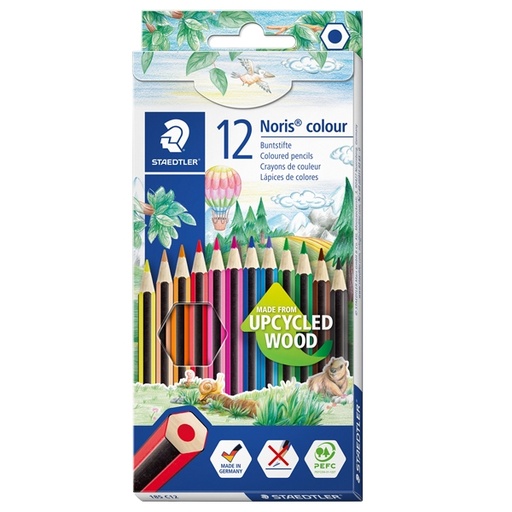 [D76632] Astuccio 12 matite Noris Colour in Wopex colori assortiti STAEDTLER